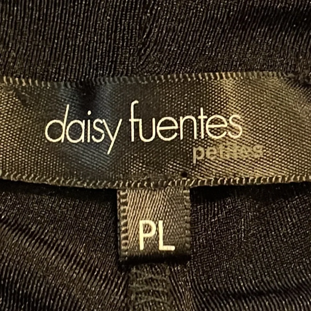 NWT Daisy Fuentes Black Night Out Girlfriends Pants Sz. PL